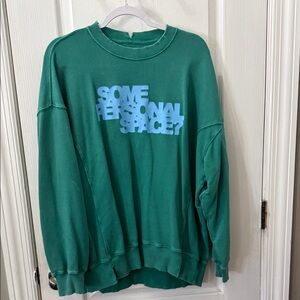 Aerie Teal Graphic Women's Sweatshirt